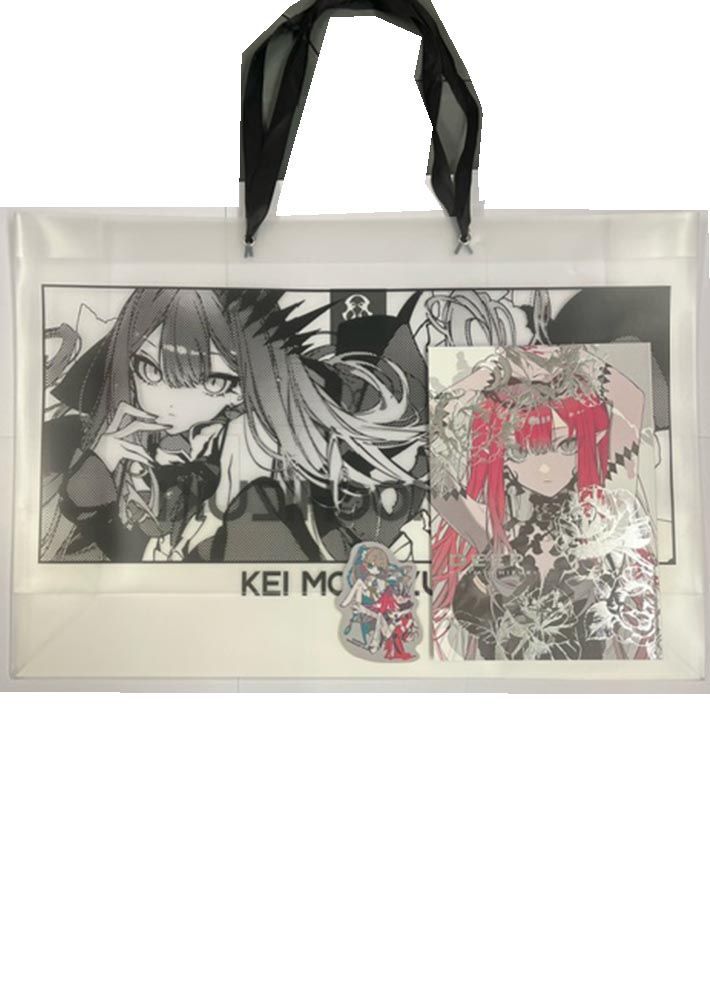 生け贄 C104 3点セット DEEP クリアショッピングバッグ デフォルメステッカー 望月けい FGO_バーヴァンシー