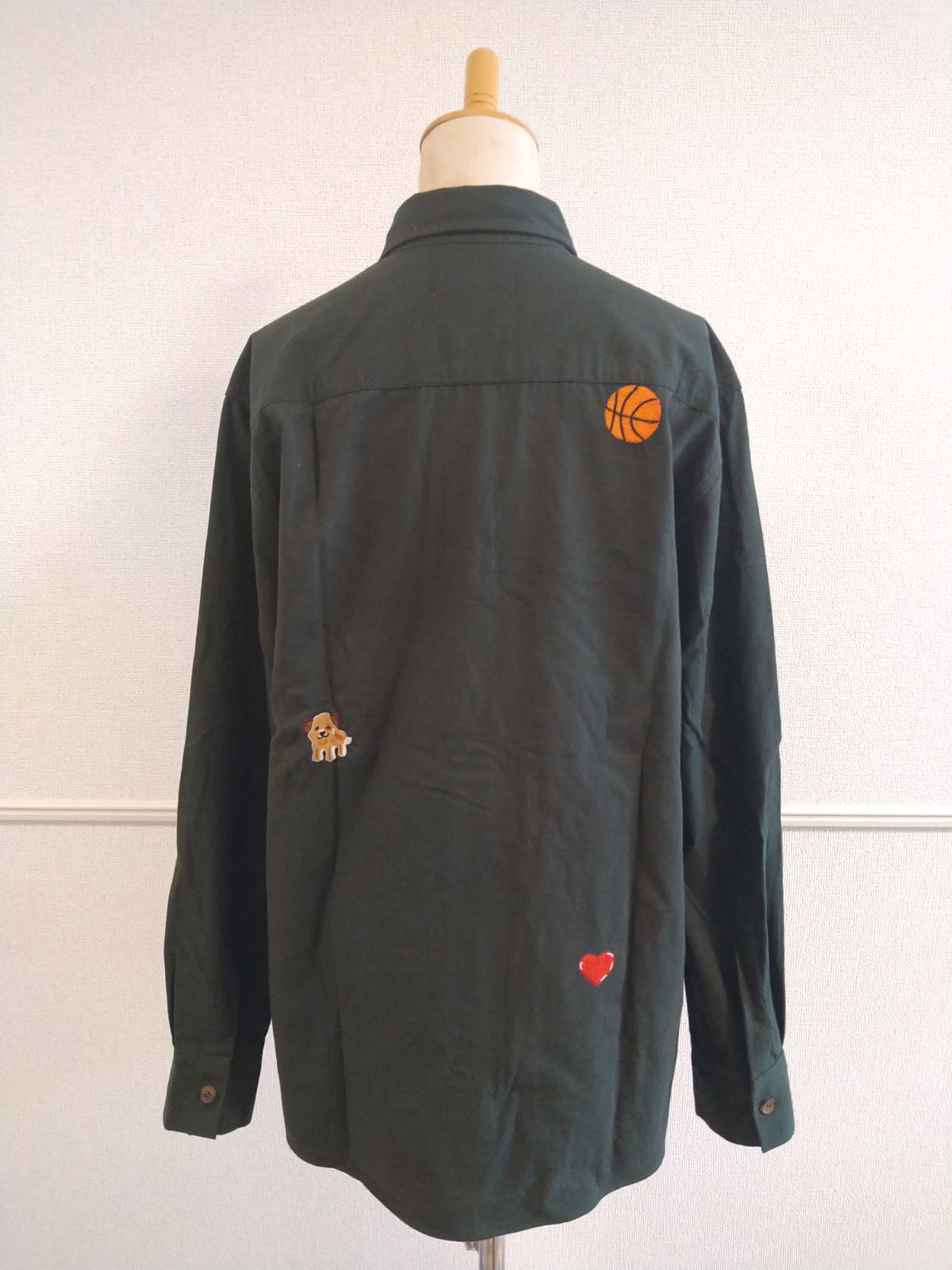 Tribu-To Embroidery Jacket トリビュート エンブロイダリー ミリタリージャケット カーキ オリーブ 刺繍