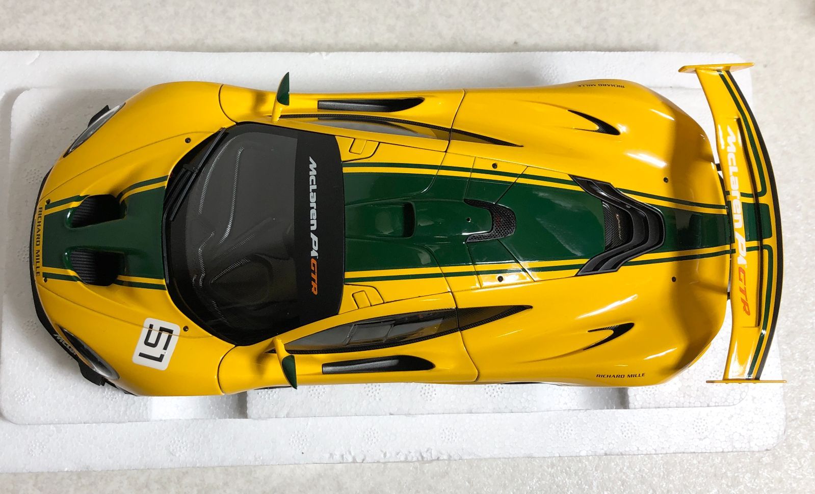 DH1309】AUTOart 1/18 オートアート マクラーレン P1 GTR イエロー