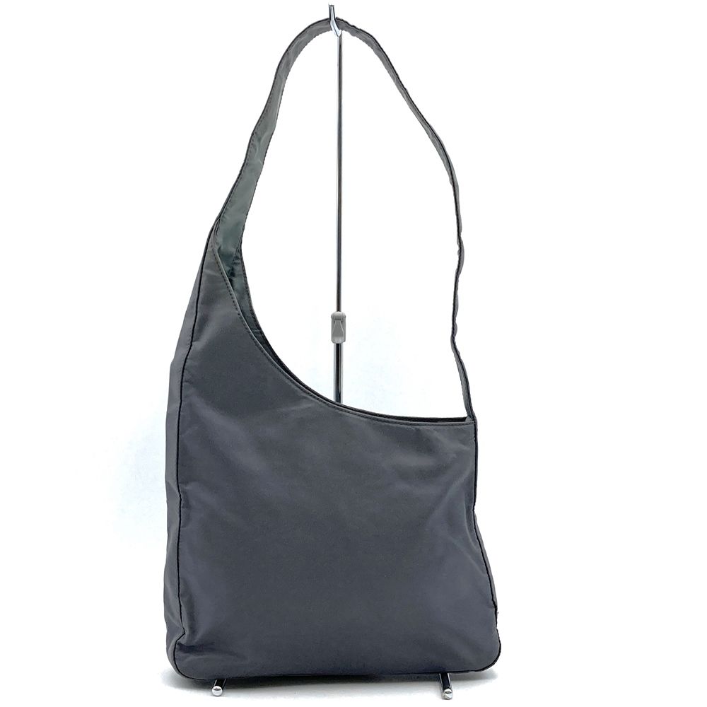 PRADA プラダ ショルダーバッグ ナイロン グレー 灰色 PRADA プラダ ショルダーバッグ ナイロン グレー 灰色