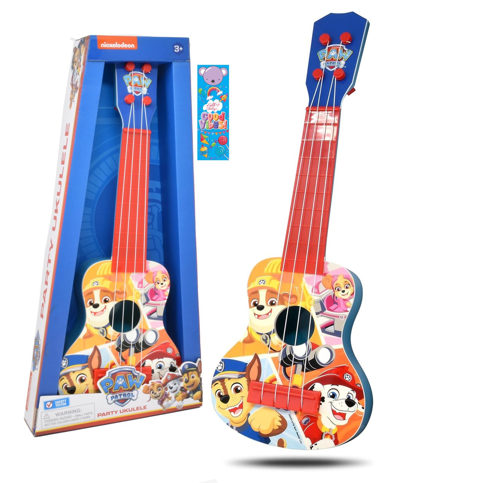 Paw Patrol キッズ おもちゃ ウクレレ ギター 4弦 幼児 パーティー ギター ウクレレ 演奏 楽器 ミニ 子供 ギター 子供用