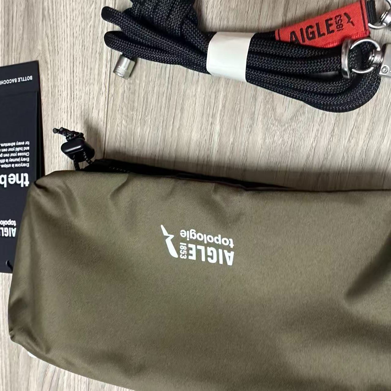 AIGLE × Topologie Bottle Sacoche ブラウン