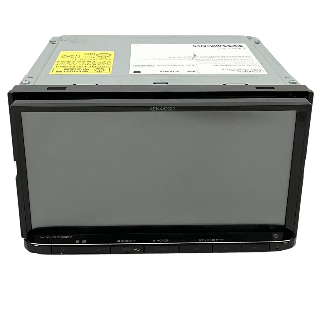 KENWOOD 7インチ Bluetooth MDV-D708BT 美品 JVCケンウッド 在庫有り ケンウッド MDV-D708BT 7インチ