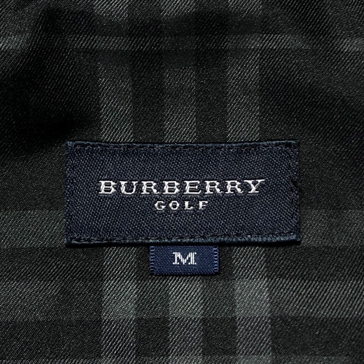 BURBERRYGOLF(バーバリーゴルフ) ブルゾン サイズM メンズ - 黒 長袖 