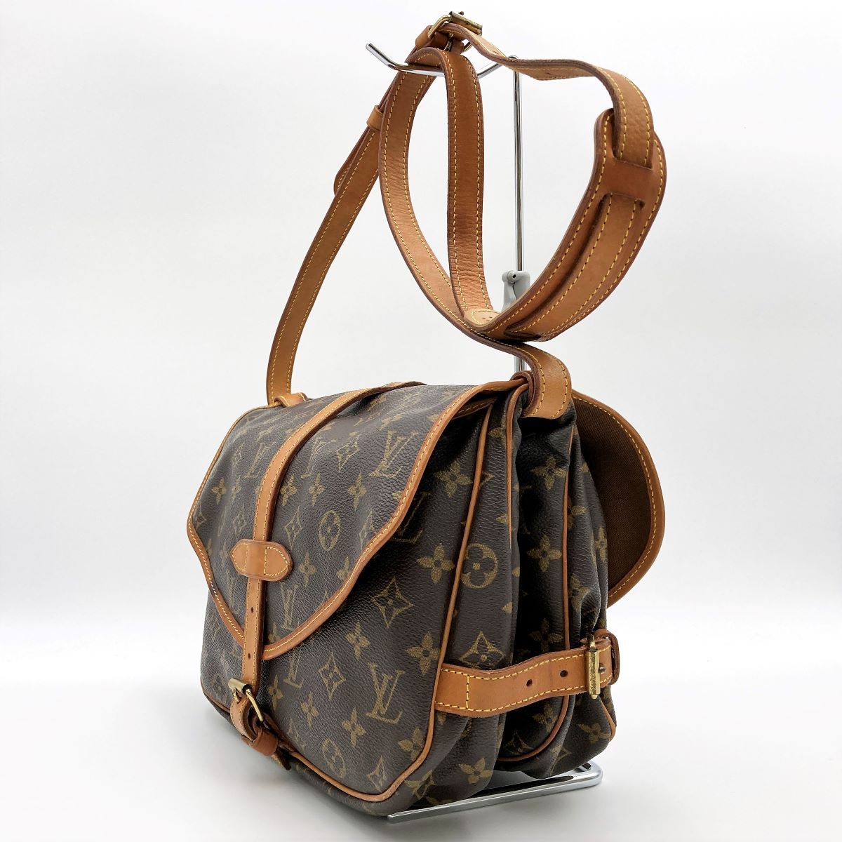 LOUIS VUITTON ルイ・ヴィトン モノグラム ソミュール30 M42256 ...