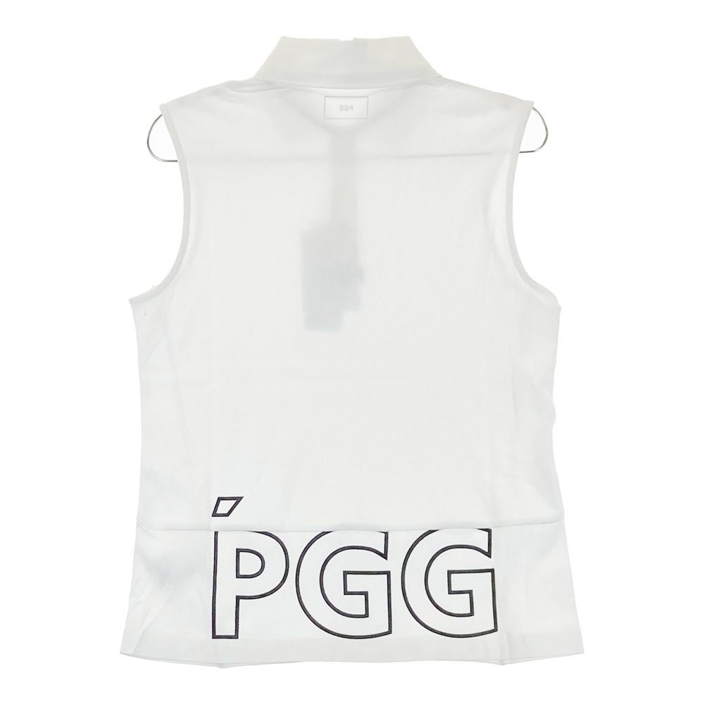 サイズ：0 PGG PEARLY GATES パーリーゲイツ 2022年 269-2260602 ノースリーブポロシャツ  ホワイト系 [240101507007] ゴルフウェア レディース ストスト サイズ：0 PGG PEARLY GATES パーリーゲイツ 2022年 269-2260602