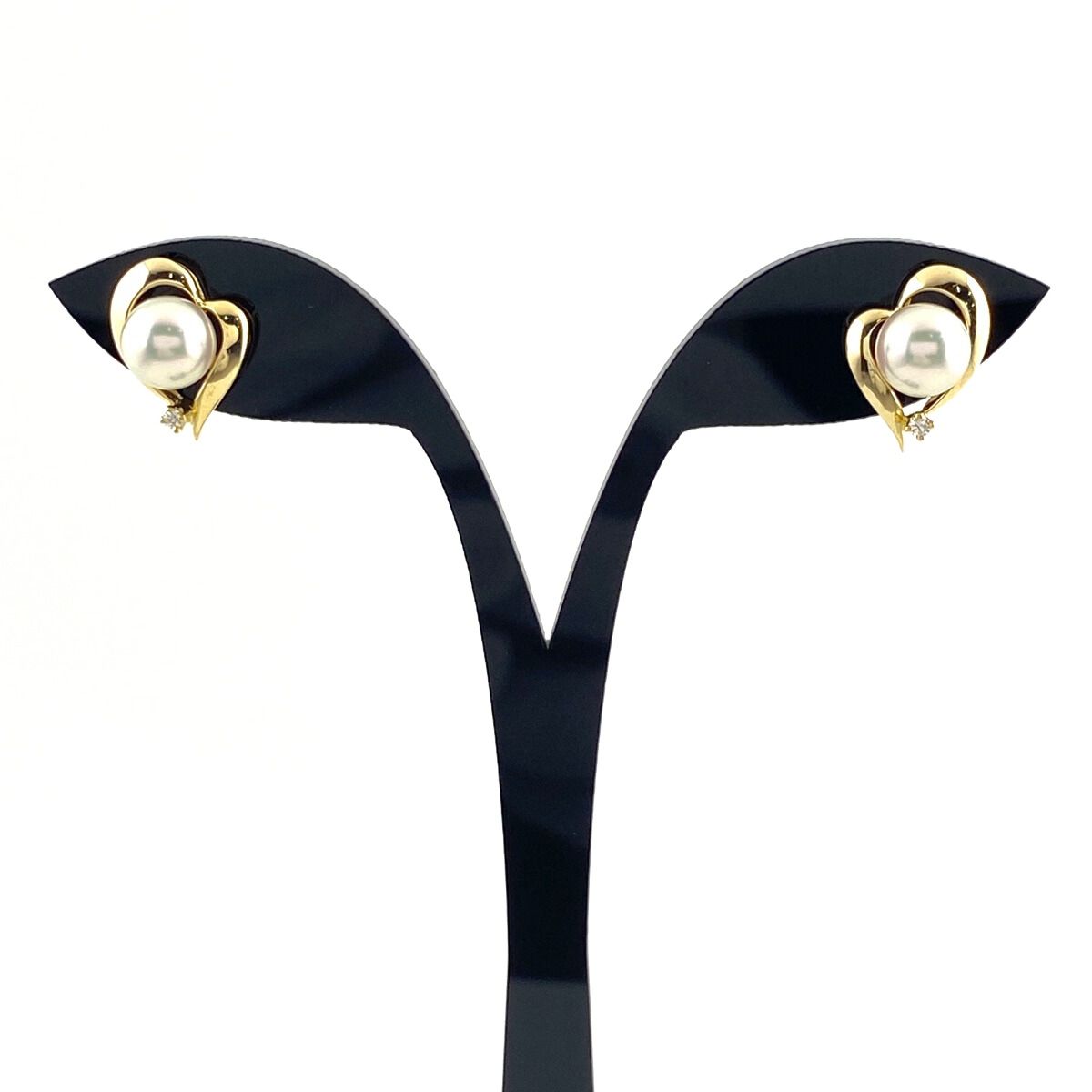 廃盤デザイン agete バブル フープピアス K10 K18 片方 K10ピアス