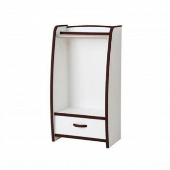 知育家具 EVAキッズシリーズ ハンガーラック 幅48cm HRJ-48H D ブラウン