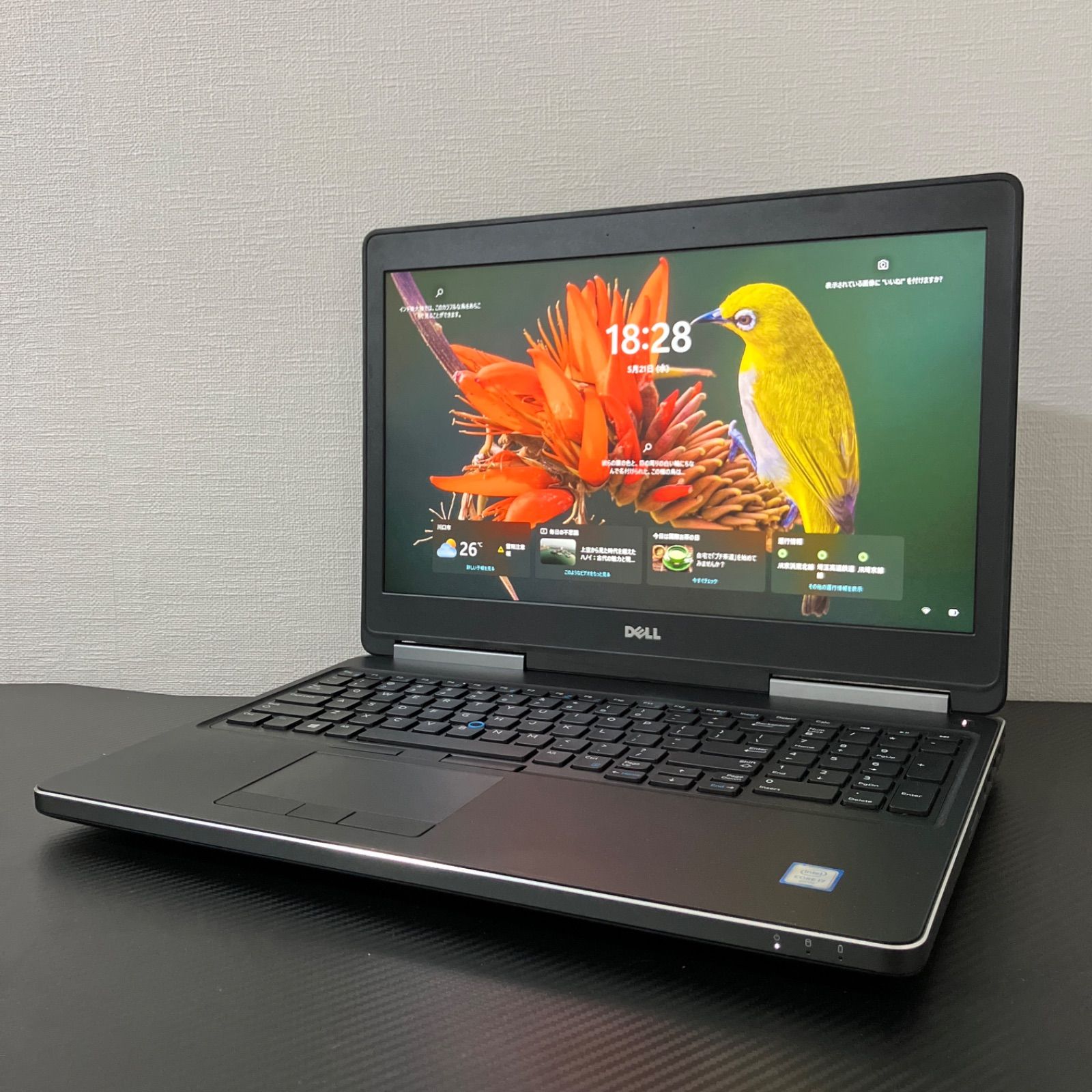 DELL PRECISION 7520 i7 16GB SSD256GB 超美品 Dell Precision 7520 i7 7820HQ/16GB/SSD 256GB/ VGA M1200