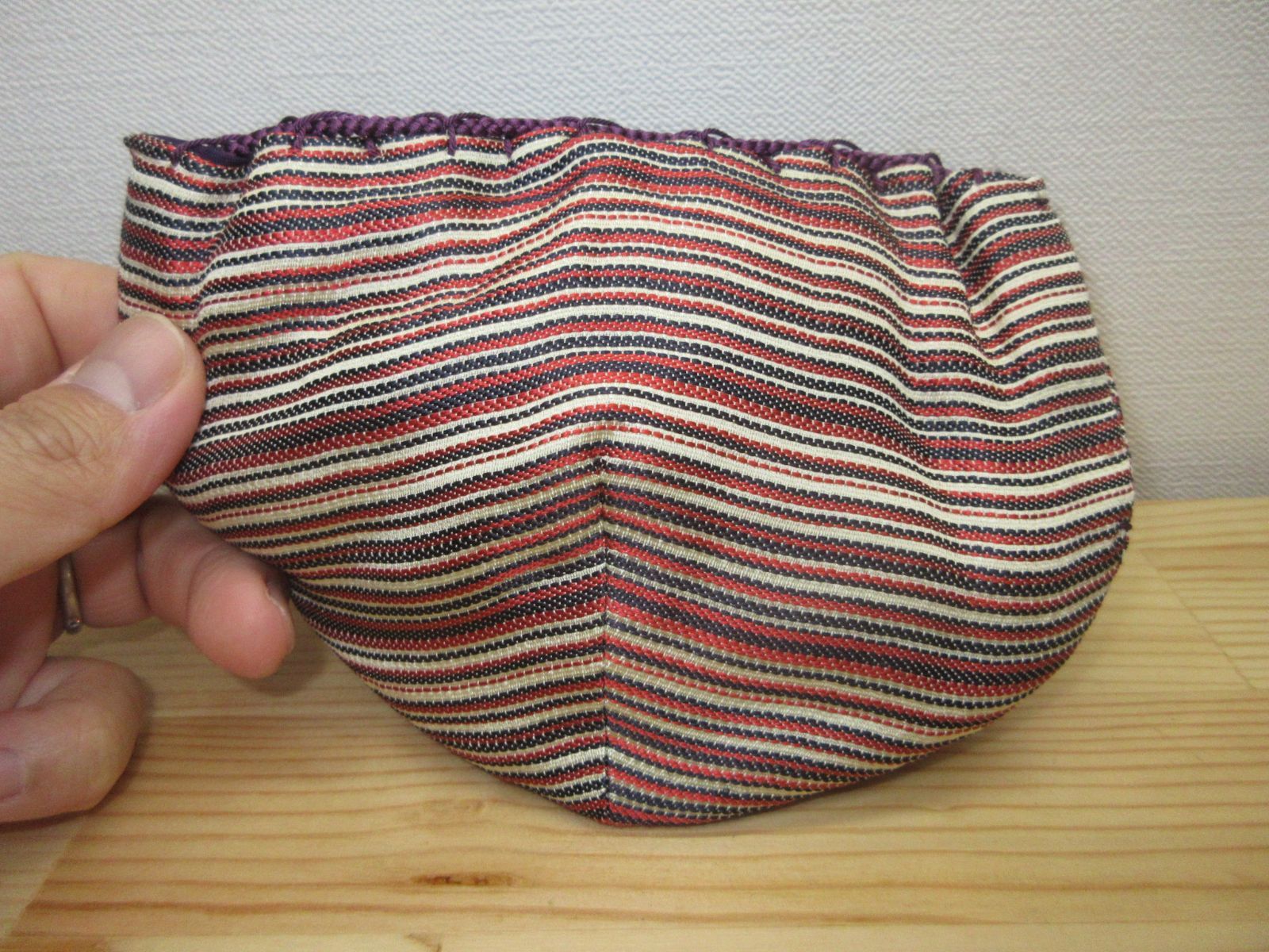 逢絢亭 茶道具 三つ組仕覆 正絹 糸間道