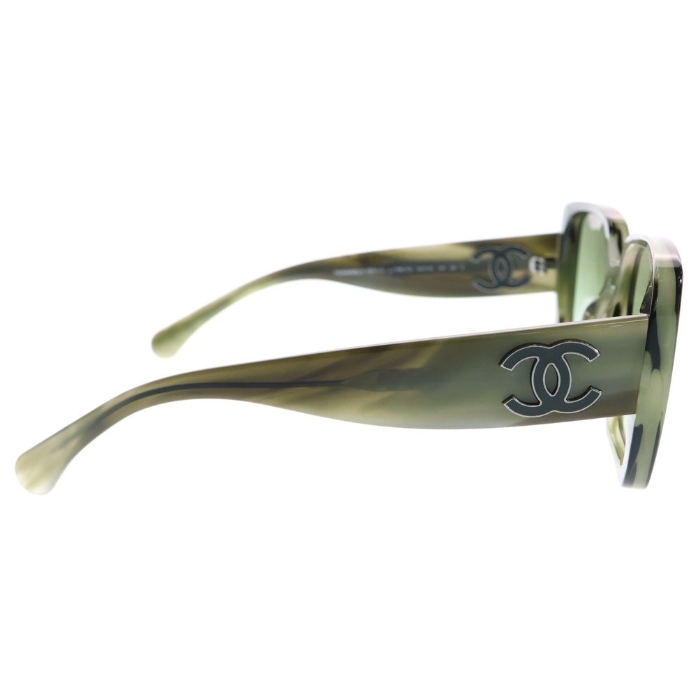  CHANEL シャネル アイウェア スクエアシェイプ グリーン 54 18 その他 メンズ