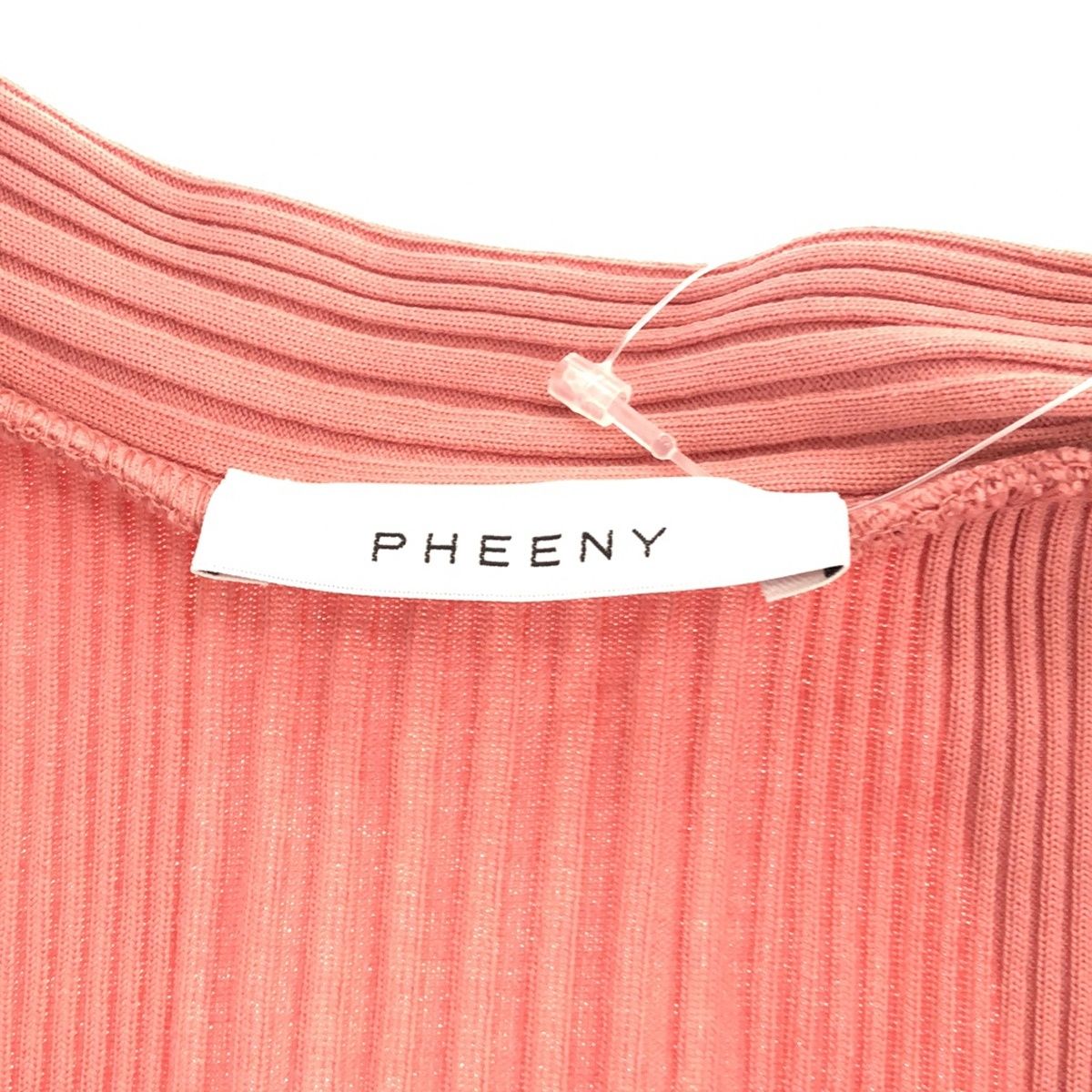 PHEENY - 【新品未使用】pheeny2019AWランダムリブカーディガン★フィーニー PHEENY フィーニー 19AW Random rib cardigan ランダムリブ