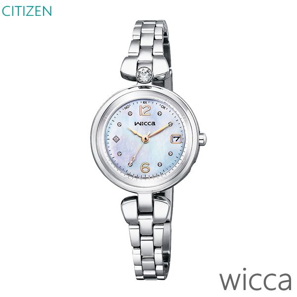 レディース 腕時計 シチズン ウィッカ ソーラー 電波 KS1-619-91 正規品 CITIZEN wicca ティアラスターコレクション