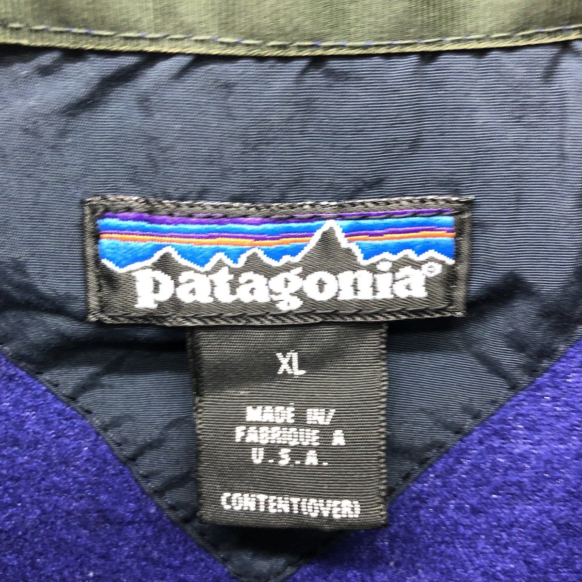 古着 90年代 パタゴニア Patagonia スナップT フリースプル