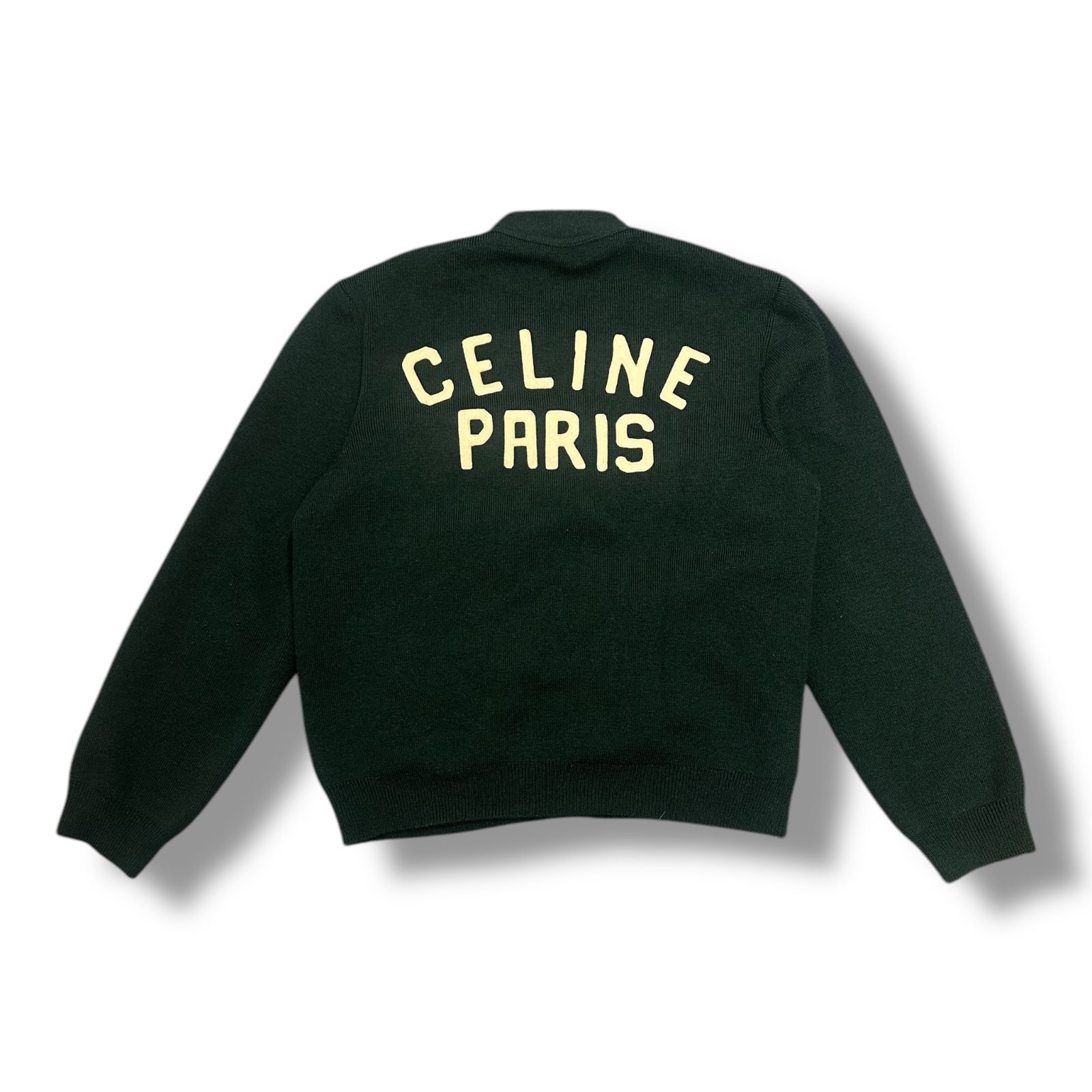国内正規 CELINE 24AW カレッジロゴニットカーディガン セーター
