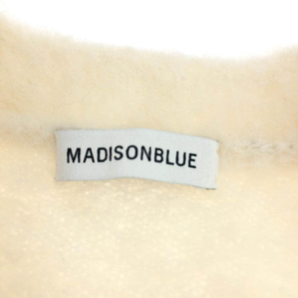良好 MADISON BLUE マディソンブルー シャギー カーディガン サイズ:00 MB234-8011 ホワイト アルパカ混 レディース 　240001132768 良好 MADISON BLUE マディソンブルー シャギー カーディガン サイズ:00
