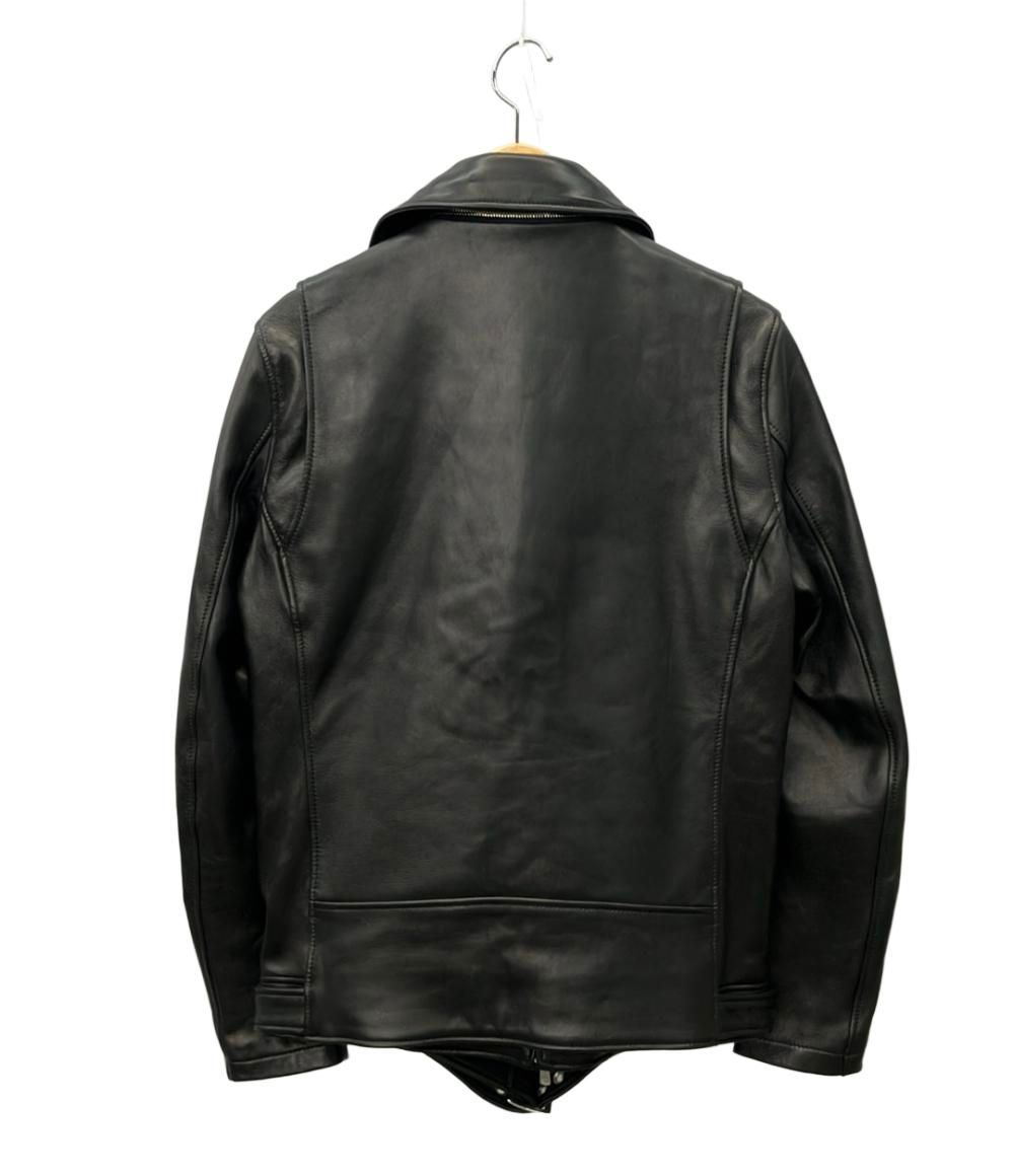 Theory セオリー 新品メンズレザースタジャン 52 黒 サンプル羊革 