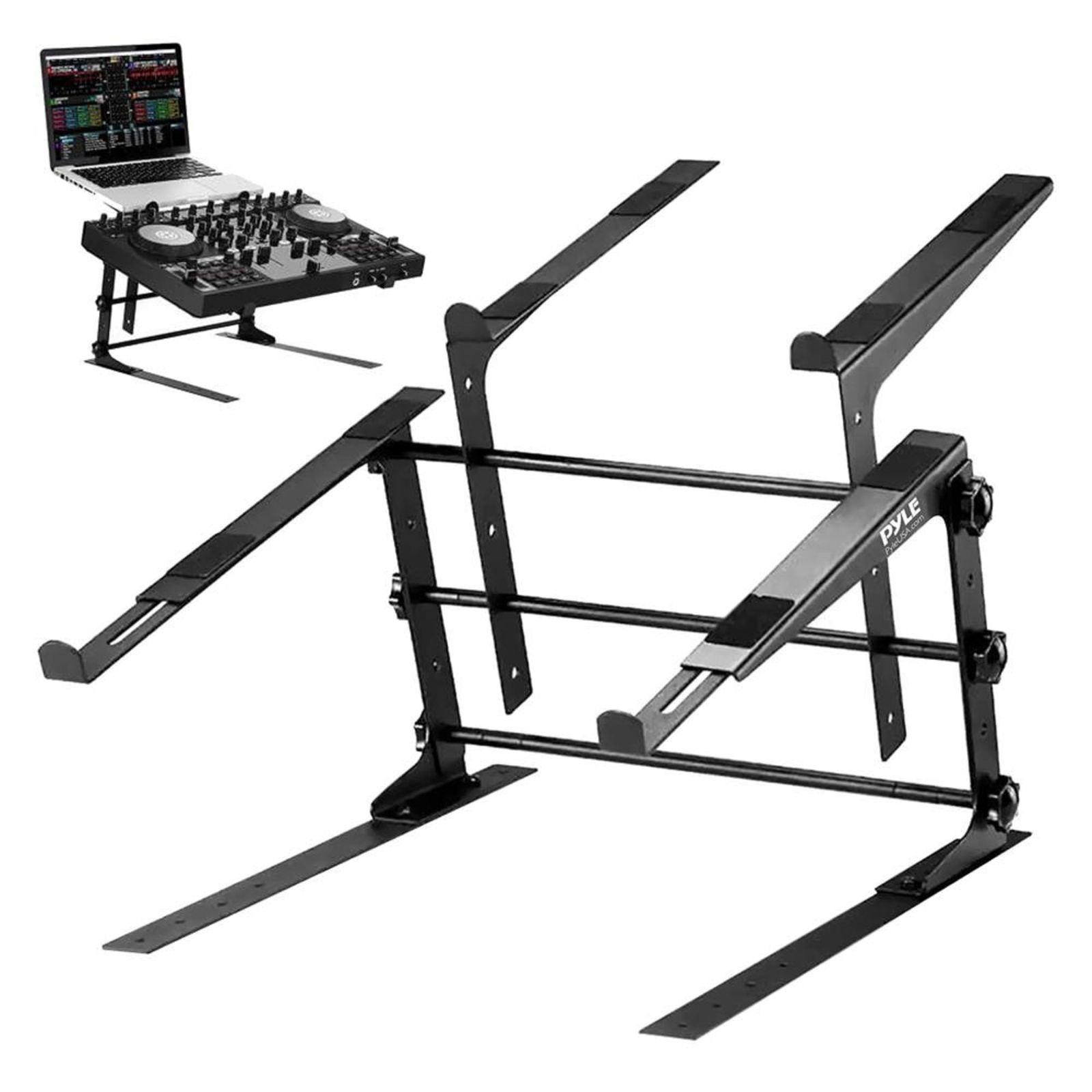 センチ 34 67× ブラック × 36 DJミキサー、音響機器、最大耐荷重１５KG laptop 滑り止め付き 2.6KG スタンディングテーブル、重量 stand パソコンスタンド ポータブル 高さ調節可能】 PLPTS38 持ち運