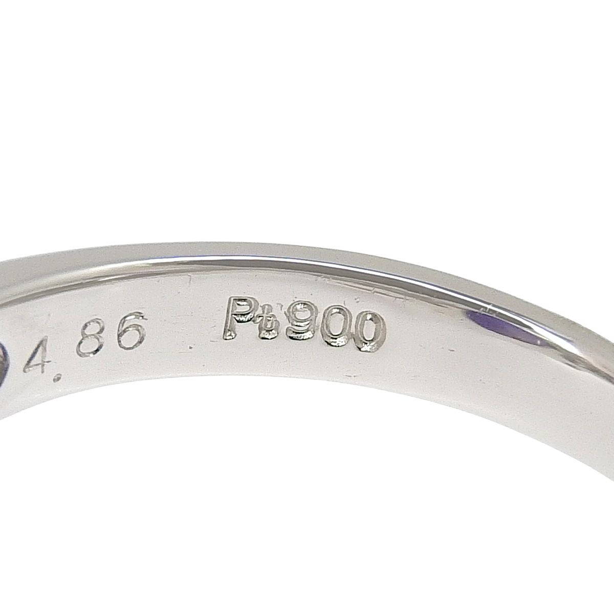 LH4.86/D0.64 ラベンダージェイダイト リング Pt900プラチナ リング  