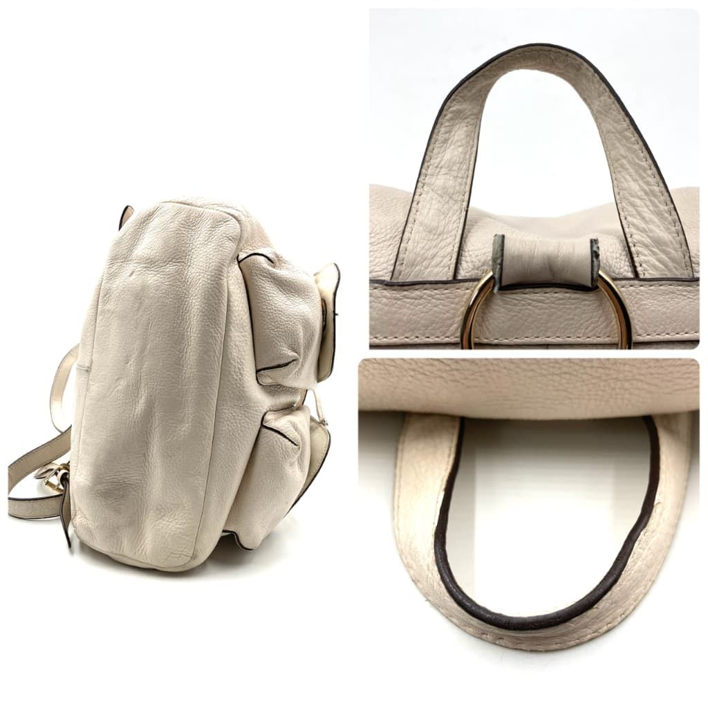 □美品□COACH コーチ ターンロック リュックサック バックパック 巾着 