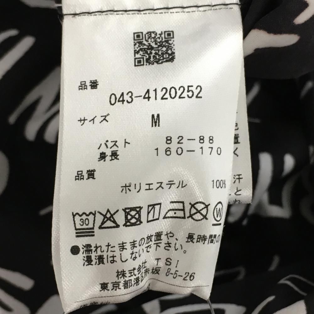 St.Andrews - 【超美品】セントアンドリュース ジャケット 黒×白 英字総柄  レディース M ゴルフウェア 2024年モデル St ANDREWS 超美品】セントアンドリュース ジャケット 黒×白 英字総柄
