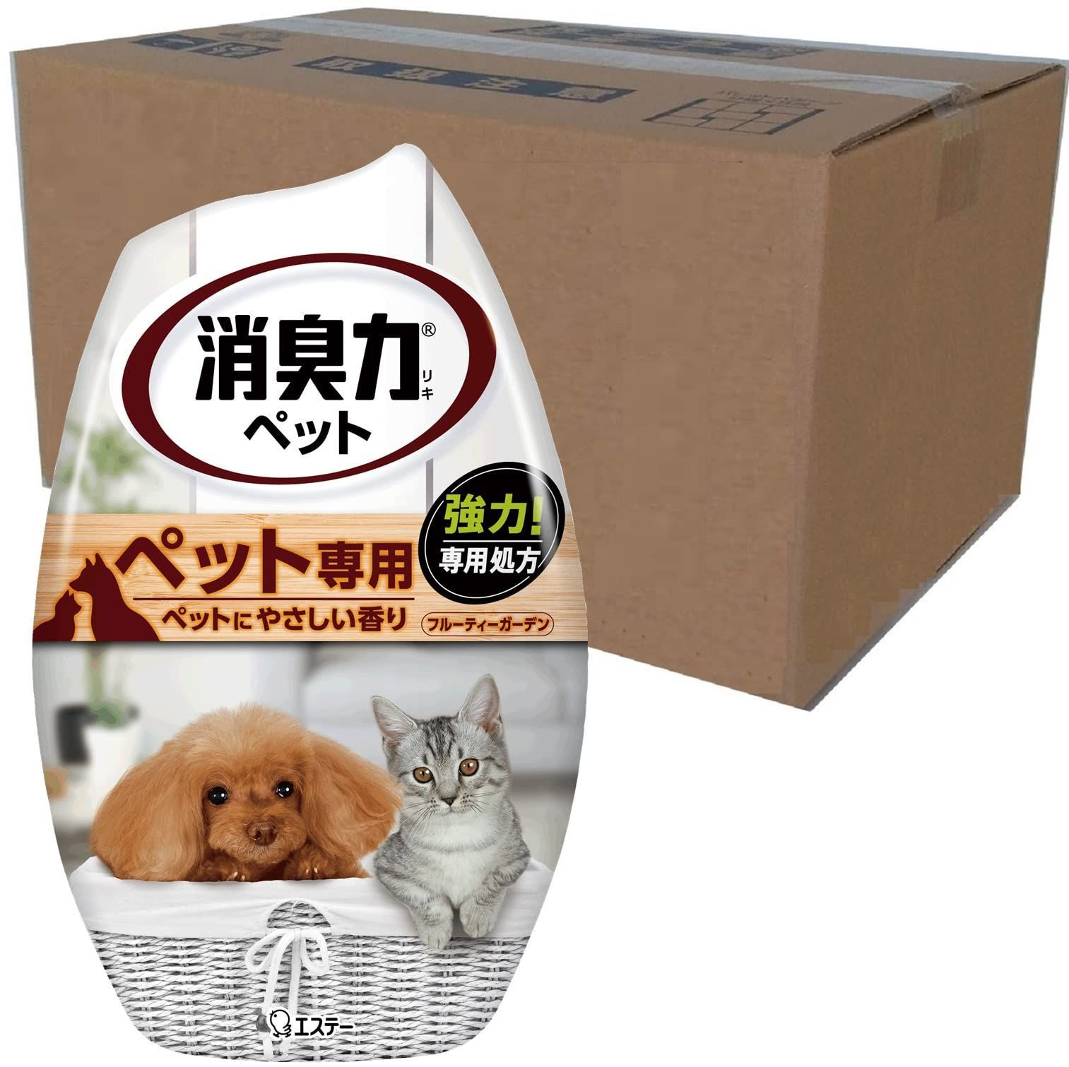 18個 ケース販売 オフィス ビジネスに 消臭力 オフィス ビジネスに ケース販売 ペット用 置き型 フルーティーガーデン 400mL×18個 お部屋の消臭力 ペット 部屋 部屋用 寝室 消臭剤 消臭 芳香剤