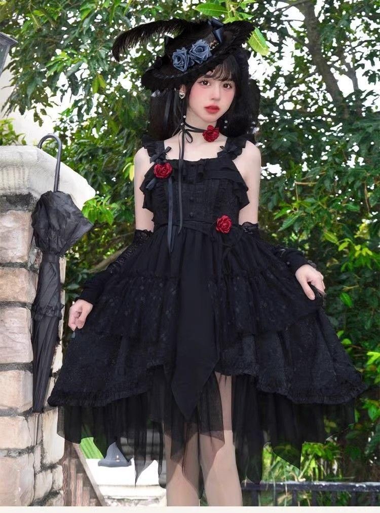 LT-22 豪華姫系 lolita 可愛 レトロ風 オリジナル 洋服 ロリータ ワンピース 美しい刺繍