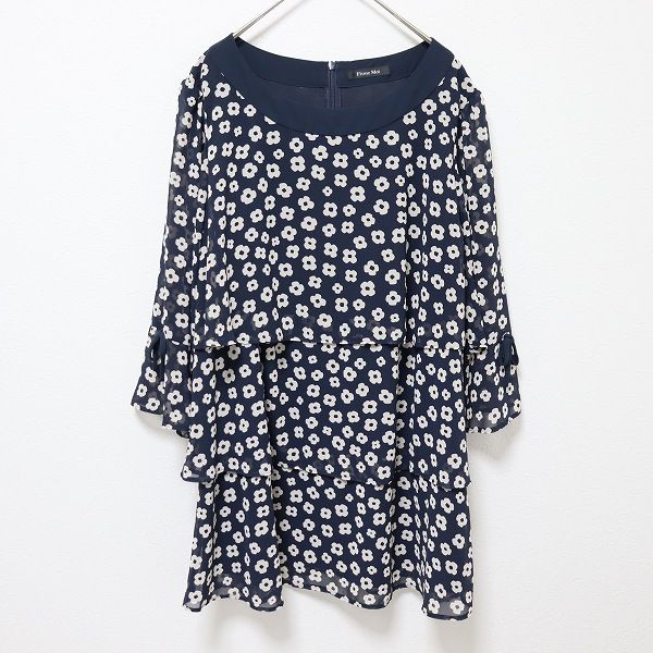 フィットミーモア Fit me Moi トップス チュニック フリル 七分