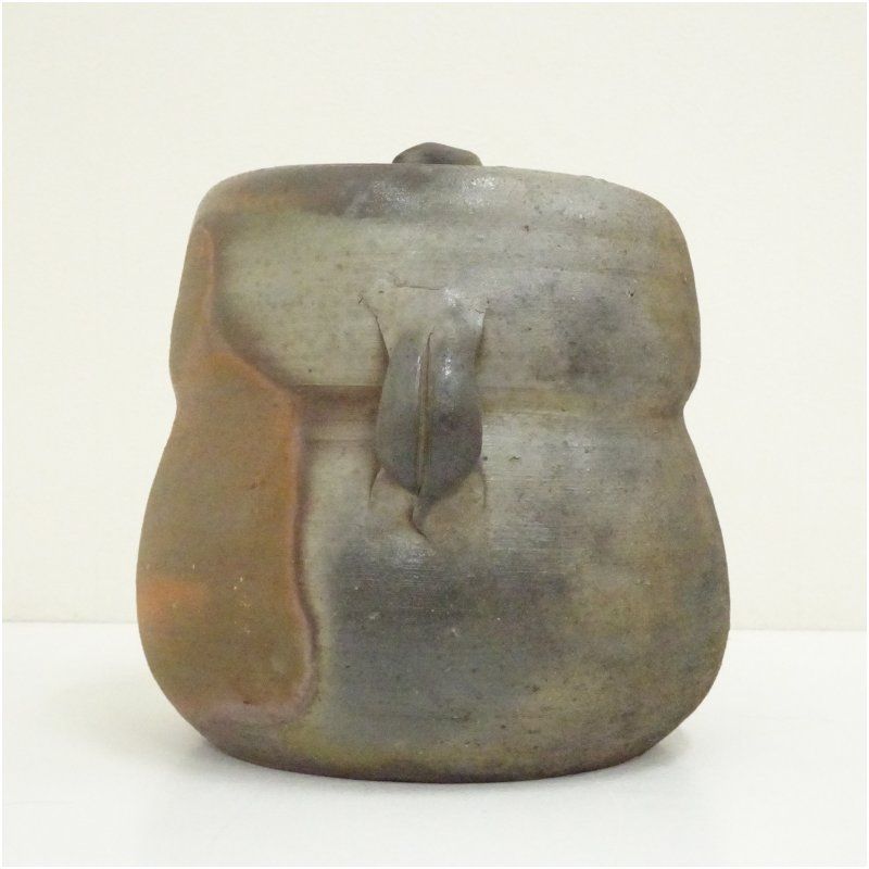 備前焼 高原邦彦造 耳付水指（共箱） 水指し 茶道 茶道具 おしゃれ