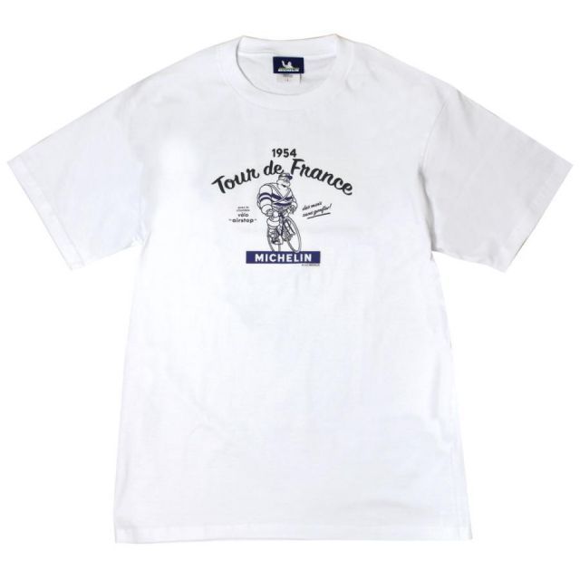 MICHELIN ミシュラン ツールドフランス Tシャツ TdF ホワイト L