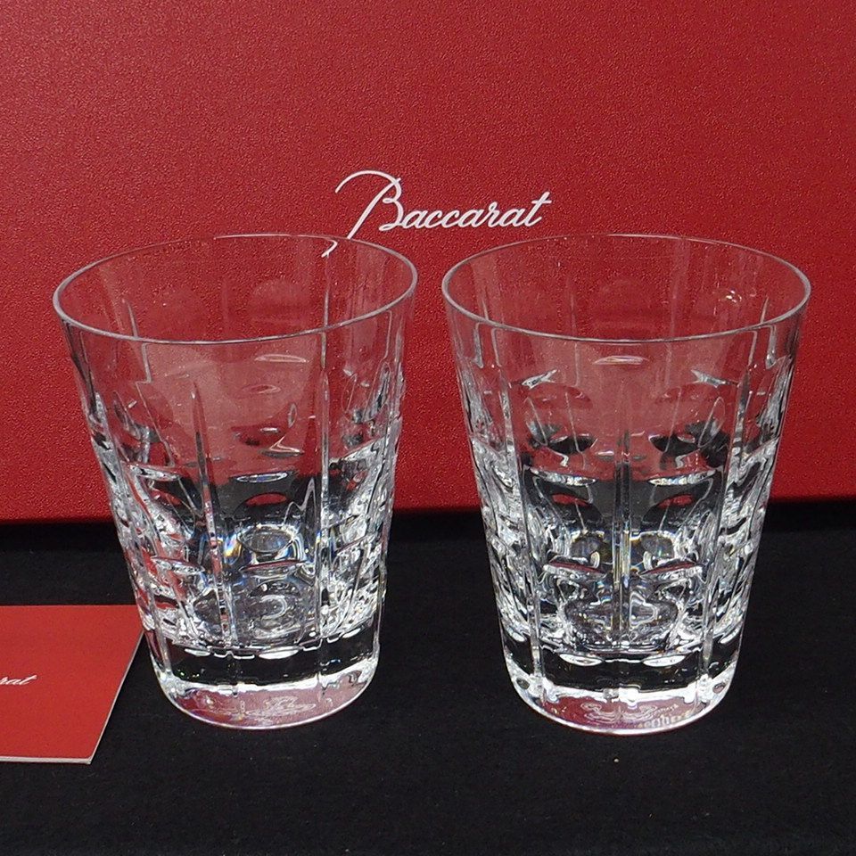 【75％OFF】Baccarat バカラ ２客 エキノックスタンブラー　グラス新品