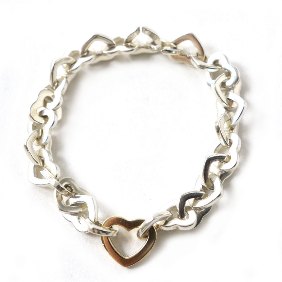 ティファニー　ハートリンクブレスレット　シルバー925 ヴィンテージブレス箱付き 中古・古着通販】Tiffany & Co. (ティファニー) ハートリンク