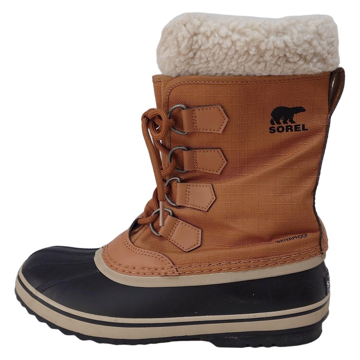 SOREL(ソレル) ブーツ 25 レディース - ブラウン×黒×アイボリー