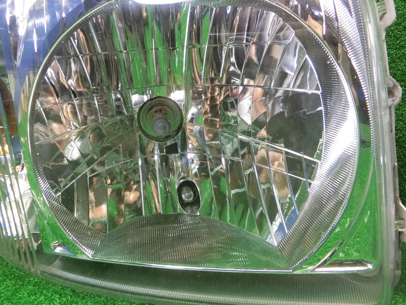 11075 コーティング済 ホンダ バモス HM1 後期 ヘッドライト 左右セット KOITO 100-62084 研磨済 破損なし