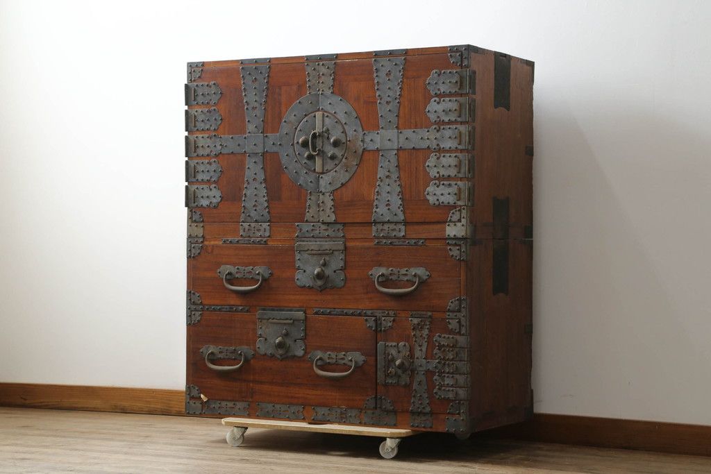 桐箪笥 5段 2+3段 レトロ アンティーク チェスト 和箪笥 楽天市場