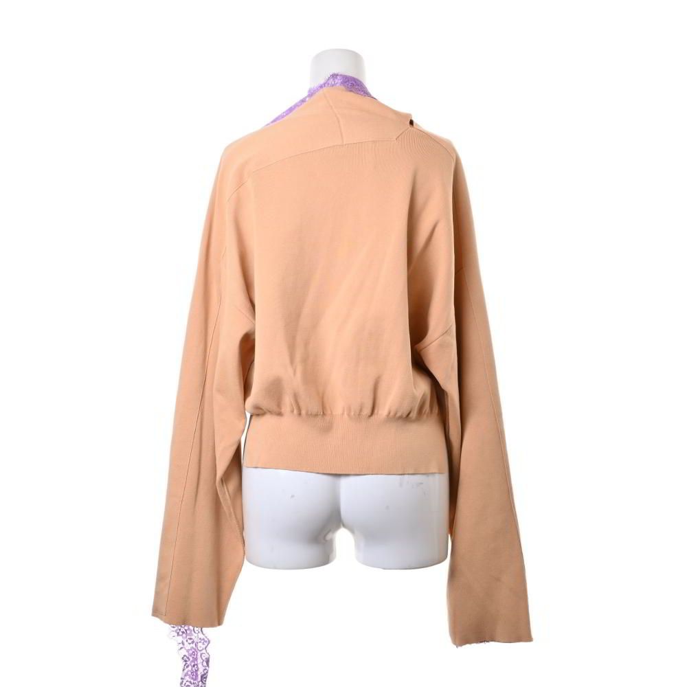 美品 IRENE レーステープ ニット トップス 36 ベージュ アイレネ KL4BPU2L30 IRENE レーステープ ニット トップス 36 ベージュ アイレネ