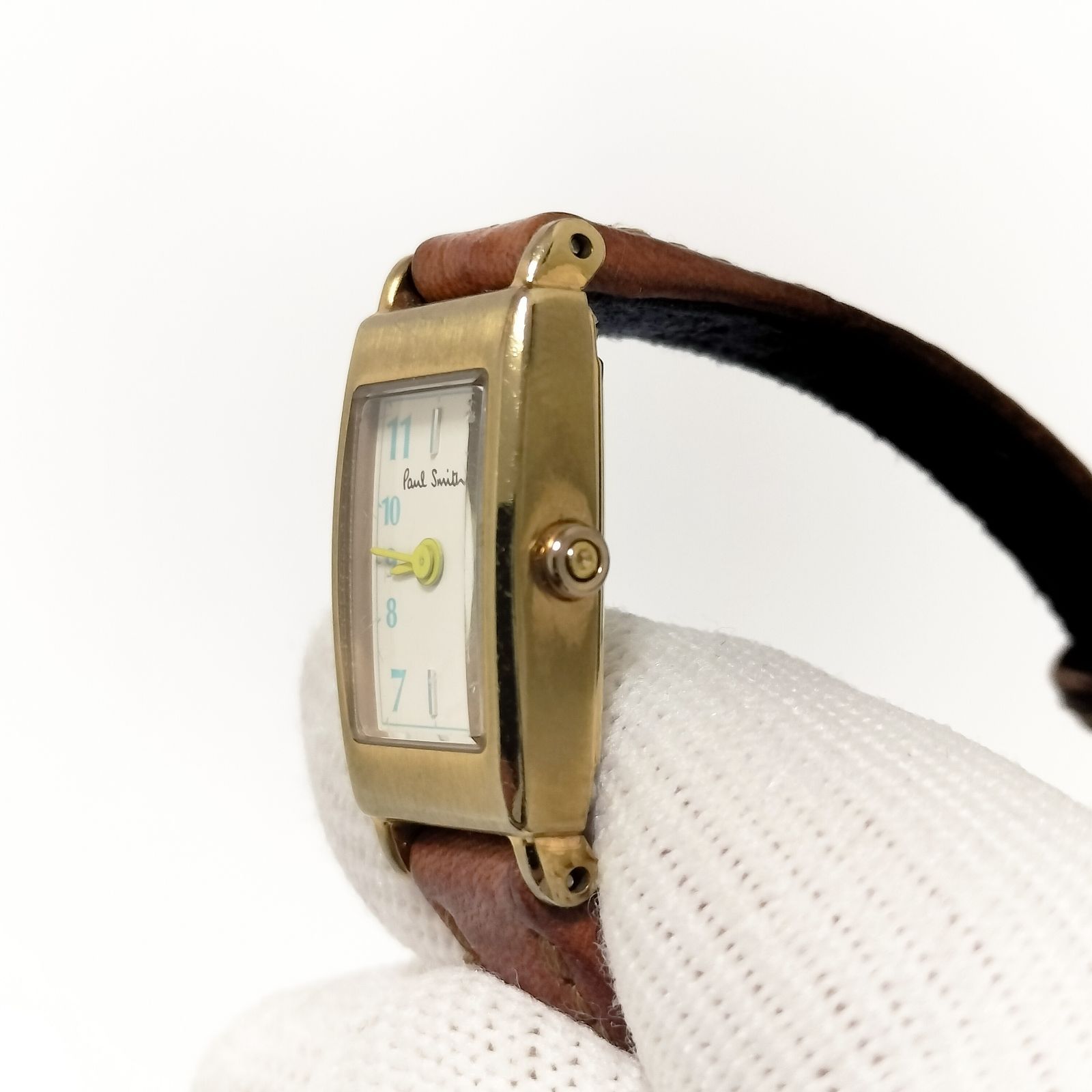 Paul Smith ポールスミス うさぎ刻印 スクエアウォッチ 稼働品