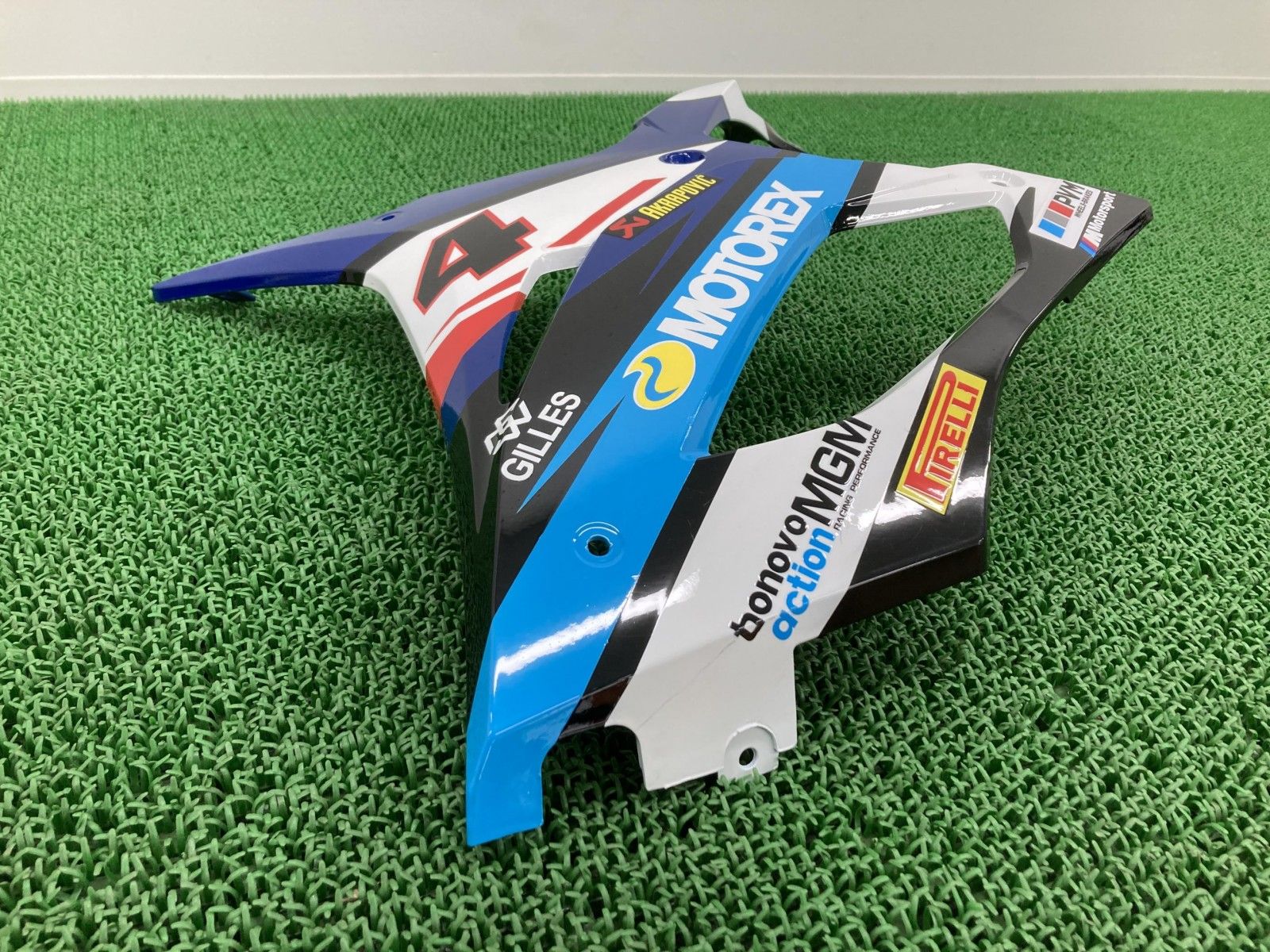 ZXMT製S1000RR アンダーカウル 左 白/青/黒 社外 バイク 部品 K67 19