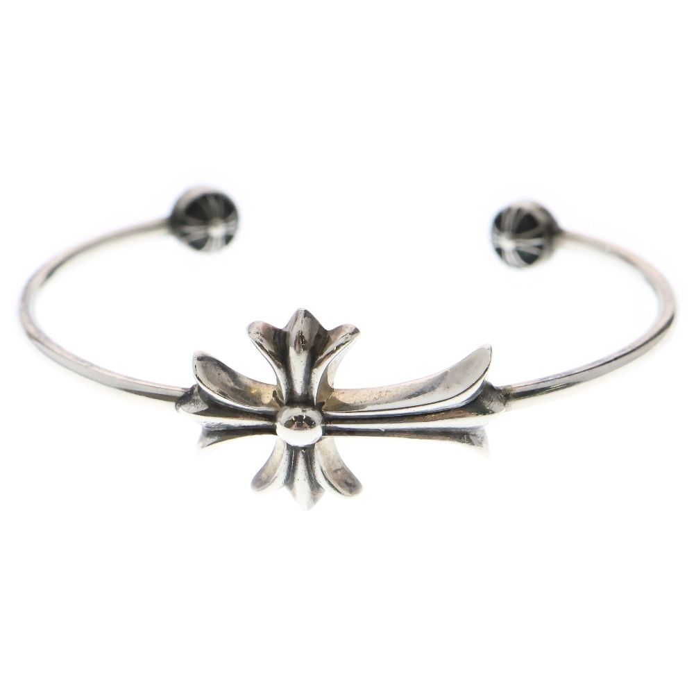CHROME HEARTS クロムハーツ SKINNY TNY CH CRS スキニー タイニーCHクロス バングル ブレスレット シルバー BCA183