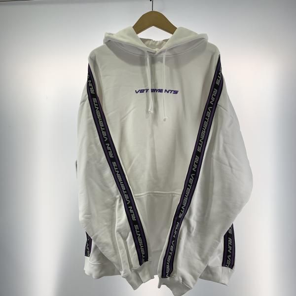 VETMENTS ロゴラインパーカー サイズS ホワイト UA52TR750W ヴェトモン 19