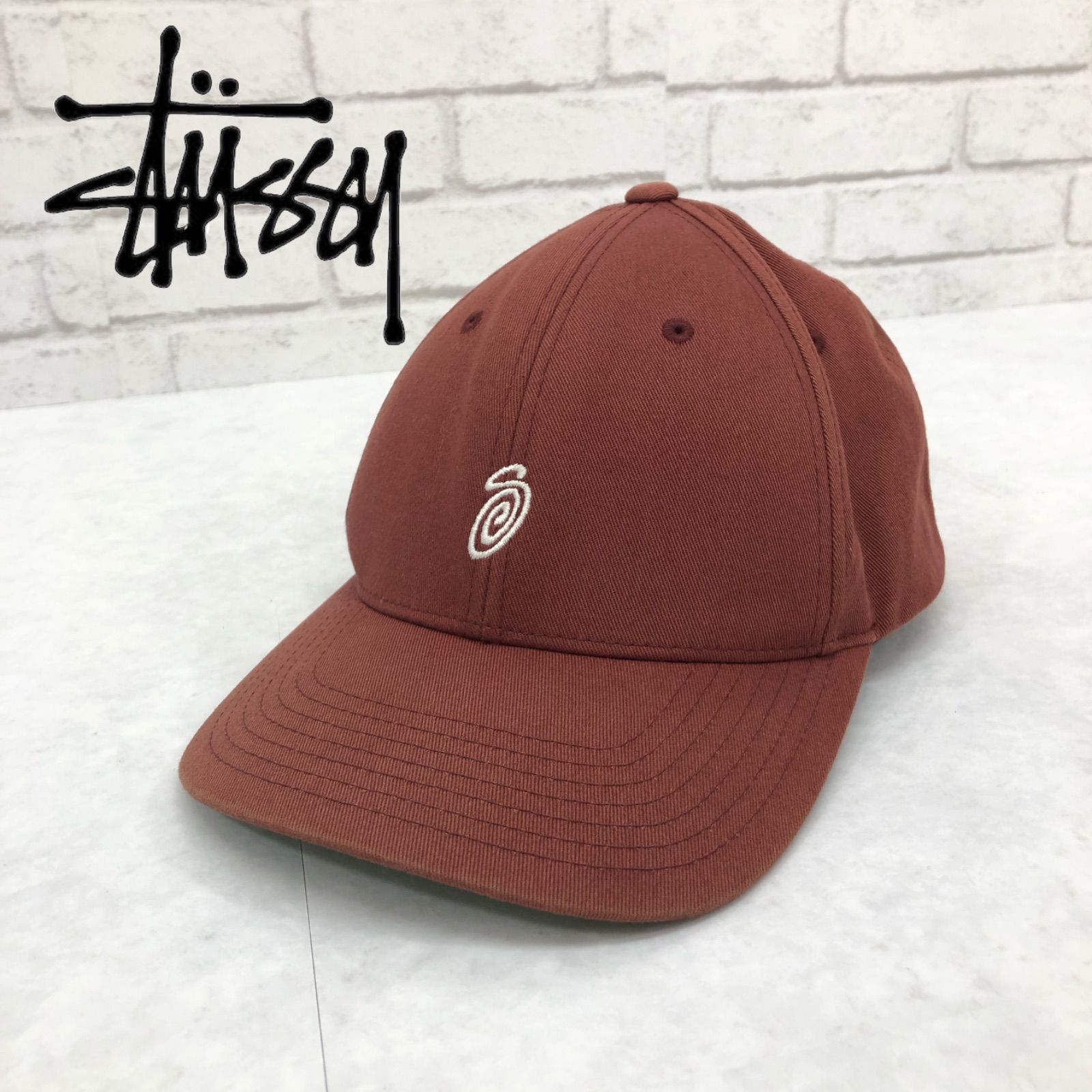 stussy ステューシー SWIRLY S LOW PRO CAP ロープロファイル ツイル