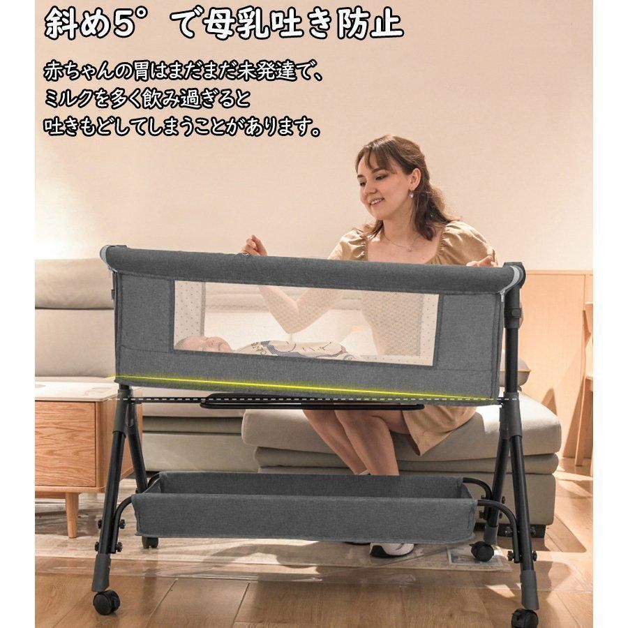 ベビーベッド 多機能添い寝 ベビーサークル 人気 持ち運び 折りたたみ