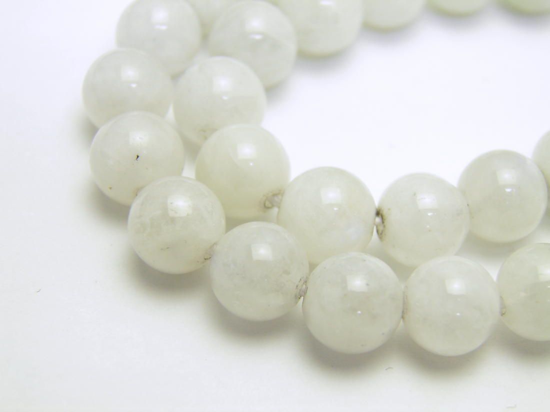 ムーンストーン 6mm玉 ビーズ 一連 天然石 パワーストーン