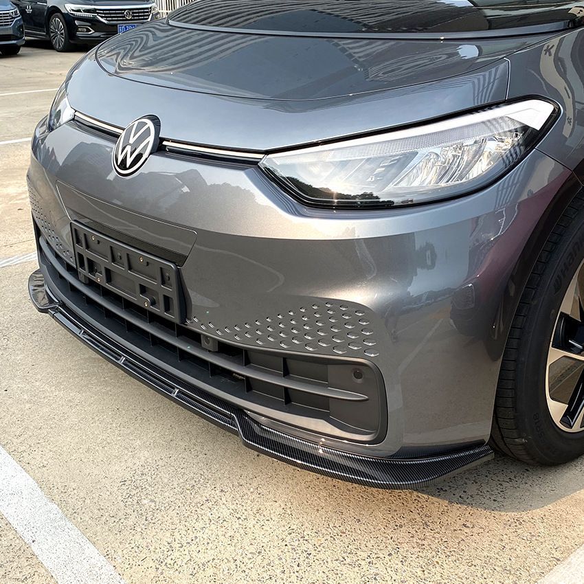 カー用品 メンズ向け｜スポーティー VW ID.3 フロントリップスポイラー エアダクトカバーフィン 外装カスタム p7hN698