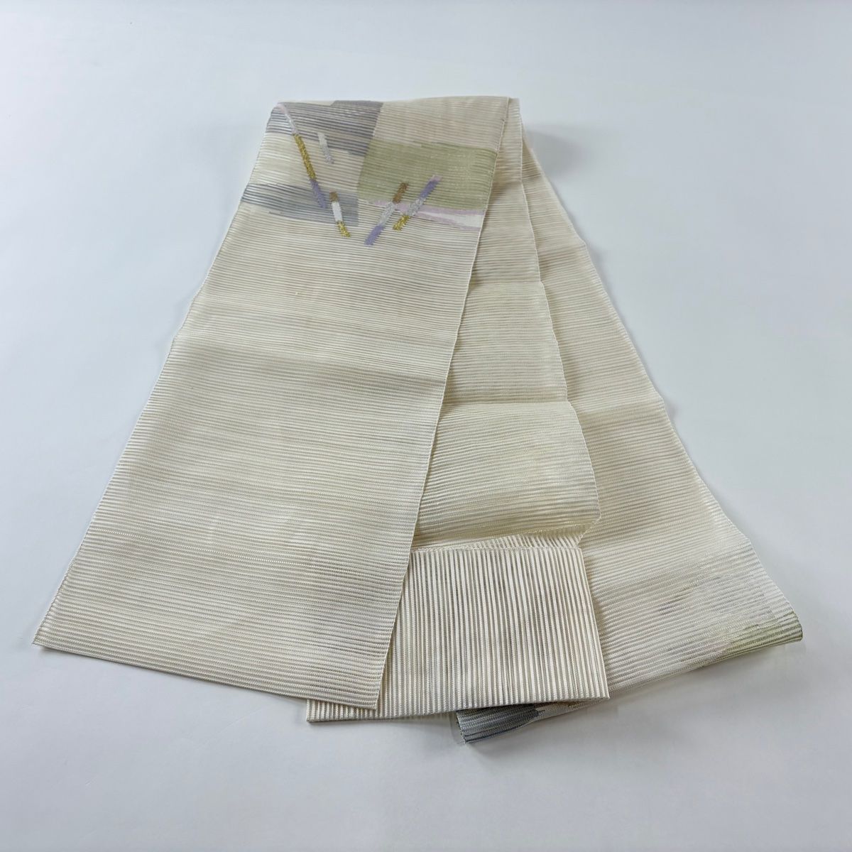 レディース 福袋 (セール) -ファッション通販 名古屋帯 美品 幾何学 絽 松葉仕立て 八寸名古屋帯 夏帯 秀品 水着・ラッシュガード