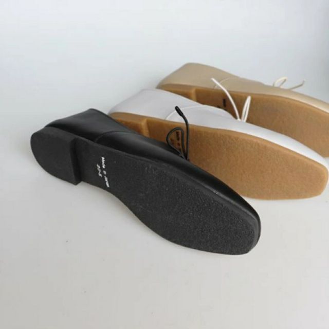 種類5 ブラック|24.5cm Recipe レシピ ゴム紐レースアップスクエア レディース シューズ レースアップ パンプス スクエアトゥ ゴム紐 おしゃれ 牛革 ソフト レザー 履きやすい カジュアル オフィス 通勤 靴 シューズ 日本製 国産 Made KIN-KAAI_COM