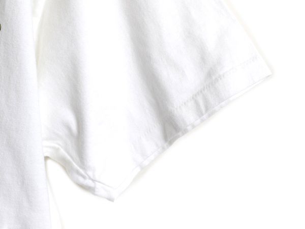 メンズ90s アニマル トカゲ アート プリント Tシャツ XL イラスト 白 動物