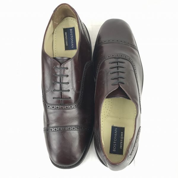 BOSTONIAN Classics ボストニアン プレーントゥシューズ 11D 身長が高くなる革靴【BOSTONIAN】PLAINTOE MADE IN USA