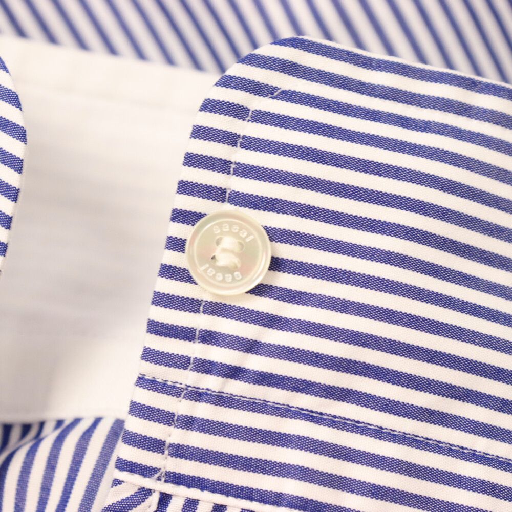 Sacai (サカイ) Cotton Shirt ドローコード付きストライプコットン