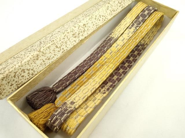 有職組紐道明 帯締め